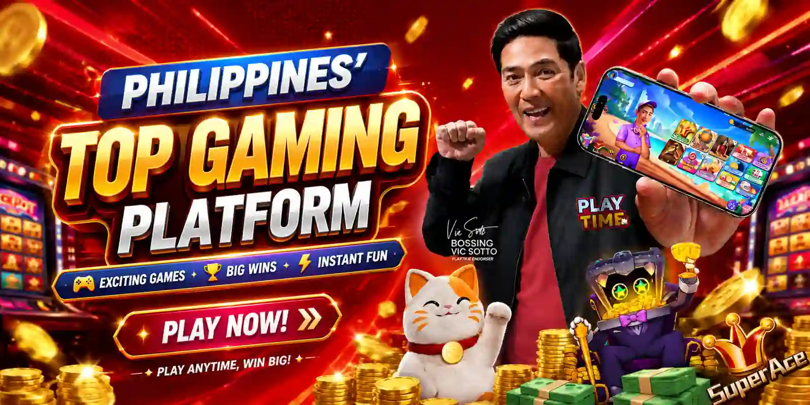 Vic Sotto: PlayTime Brand Endorser article banner